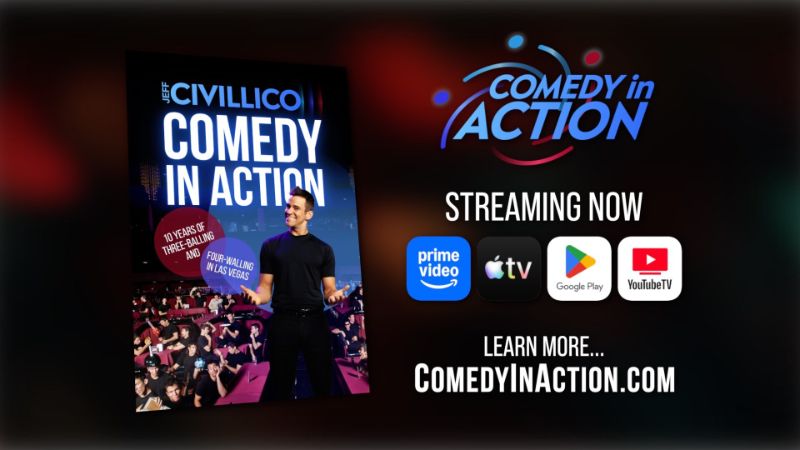 THE HIGH-ENERGY, FEEL-GOOD COMEDY SPECIAL IS NOW AVAILABLE TO RENT OR PURCHASE ON AMAZON PRIME VIDEO, APPLE TV, GOOGLE PLAY, AND YOUTUBE TV.