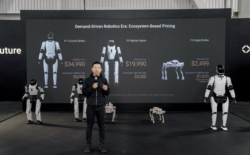 FARADAY FUTURE LAUNCHES THREE SERIES OF ROBOT PRODUCTS IN LAS VEGAS AT THE ANNUAL NADA SHOW, AIMING TO BECOME THE FIRST U.S. COMPANY TO DELIVER BOTH HUMANOID AND BIONIC ROBOTS