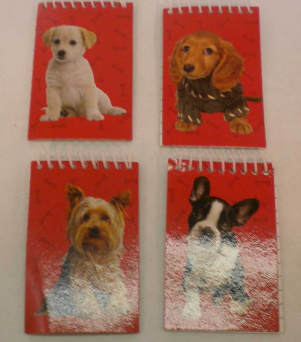 1" X 4" Spiral Note Pad With Dog & Cat Designs - Unit Of 48 Pads - MSRP $1.99 Each - U Pay $.25 Each
