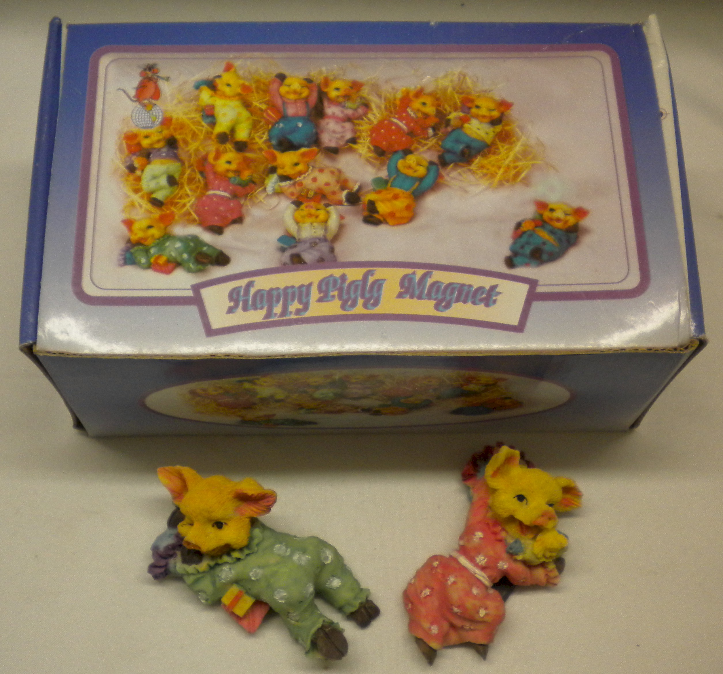 2 Inch Cute Pigs Magnets 6 Assorted - Unit Of 24 Magnets - MSRP $2.99 Each - U Pay $.60 Each