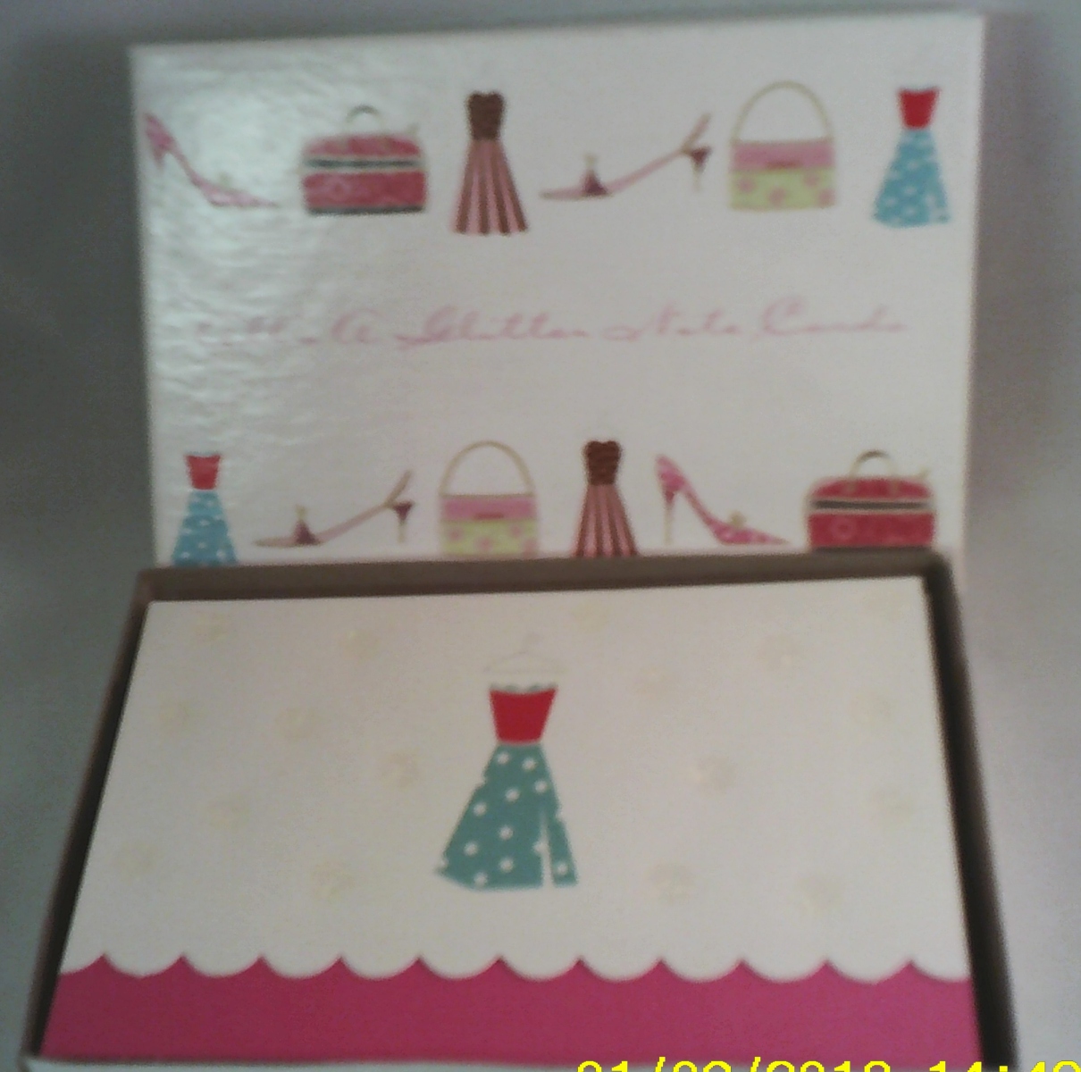 Uptown Girl Note Cards Box Of 12 - Unit Of 12 Boxes - MSRP $4.99 Box - U Pay $1.20 Box