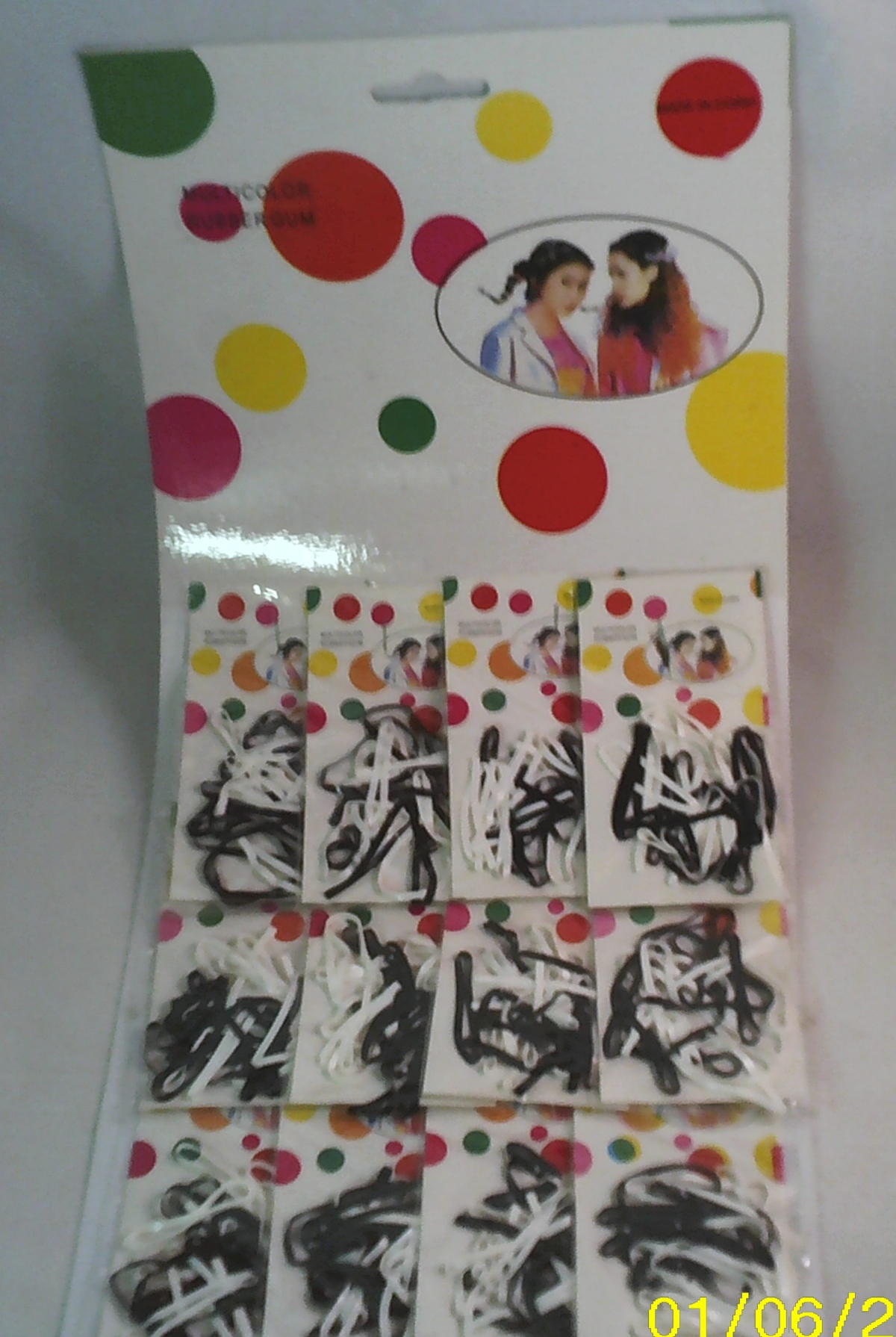 Ladies & Girls Hair Ties Packs - Unit Of 36 Packs - MSRP $1.99+ Pack - UPay $.45 Pack