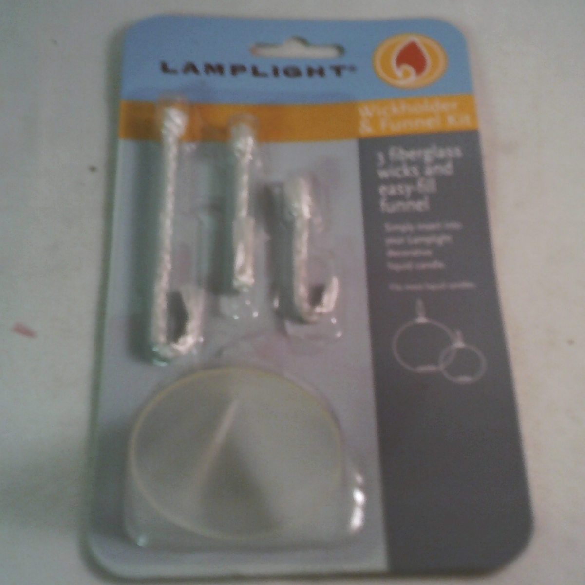 3 Pack Liquid Lamp Lite Wicks - Unit Of 24 Packs - MSRP $1.99 Each - U Pay $.40 Each