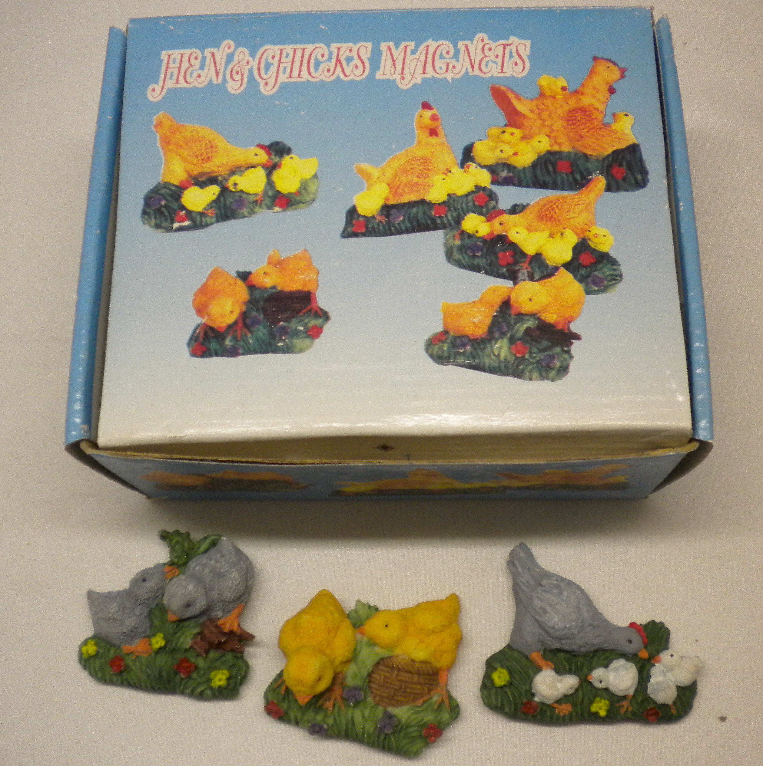 Hens & Chicks 2 Inch Magnets - Unit Of 24 Magnets - MSRP $2.99 Each - U Pay $.60 Each