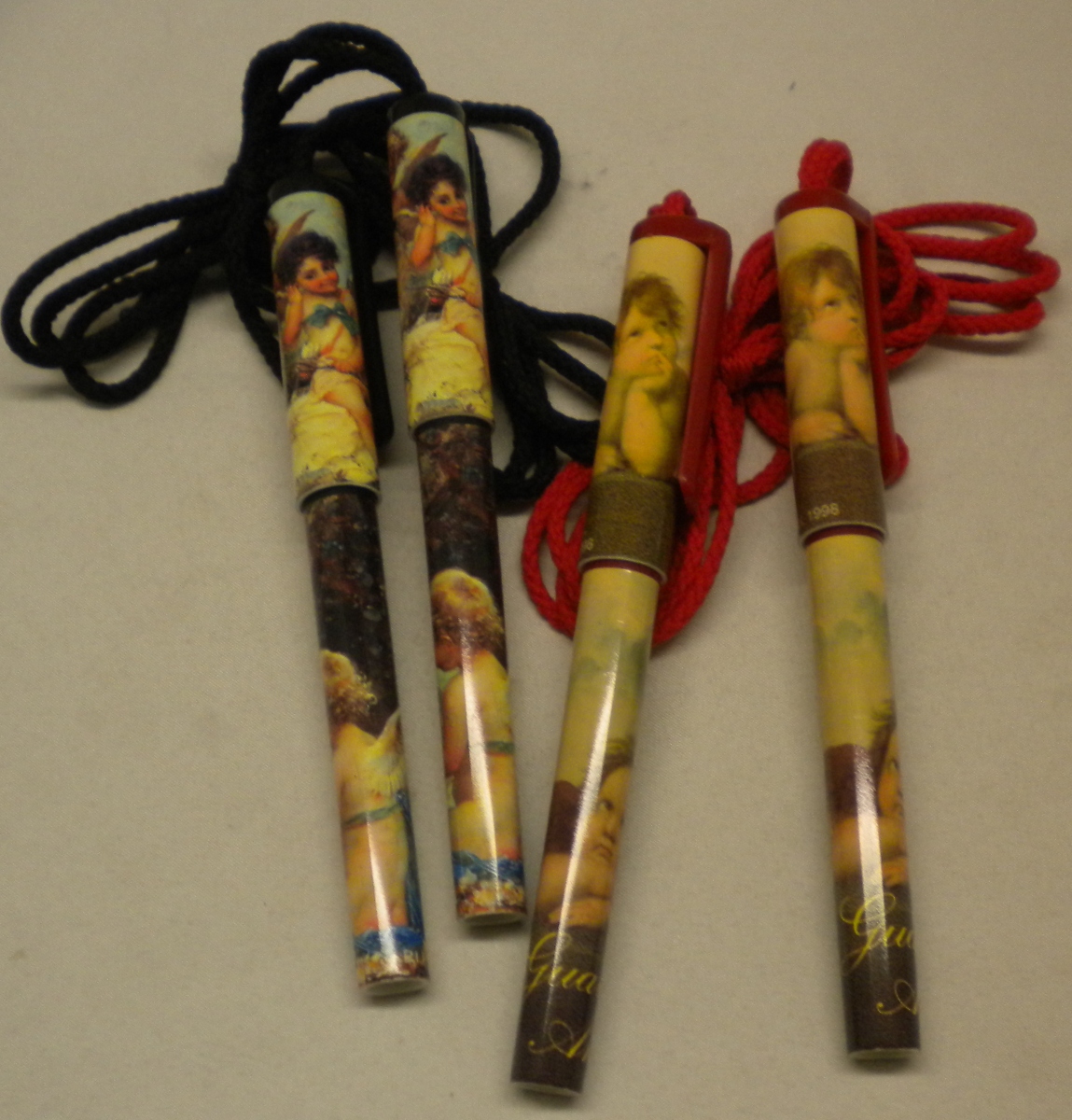 Angels Design Lanyard Pens - Unit Of 24 Pens - MSRP To $3.99 Each -U Pay $.60 Each