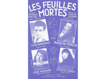 Les Feuilles mortes sheet music cover