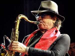 Gato Barbieri playing tenor saxophone