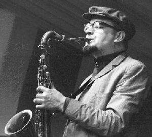 Dick Heckstall-Smith playing saxophone