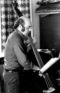 Graham Collier playing bass