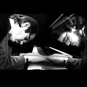 Bill Evans mirrored portrait