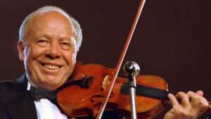 Helmut Zacharias playing violin