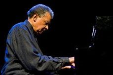 Abdullah Ibrahim at the piano