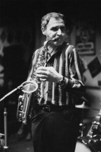Bruce Turner playing saxophone
