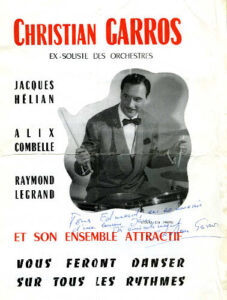 Christian Garros album cover portrait