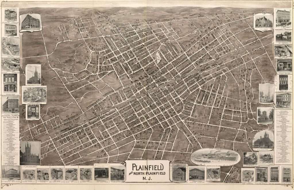 Plainfield New Jersey map