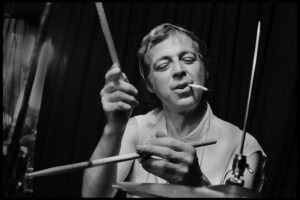 Claude Ranger playing drums