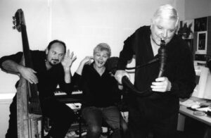 Brian Brown performing with musicians