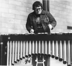 Alan Lee playing vibraphone
