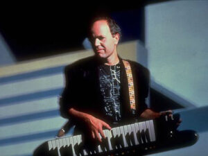 Jan Hammer playing keyboards