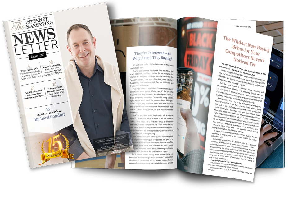 Internet Marketing Monthly Cover