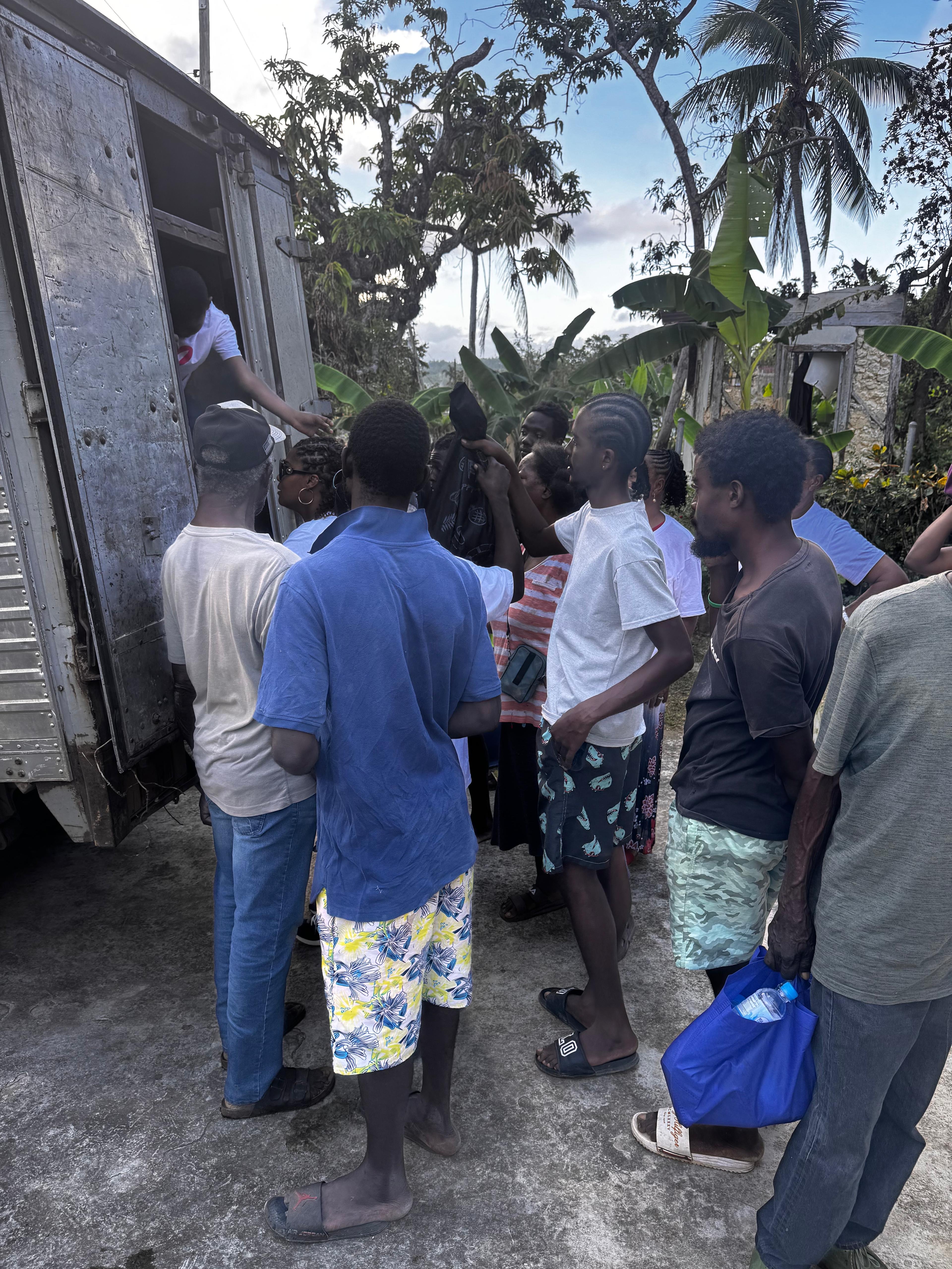 Post Hurricane Melissa Relief Delivering Care Packages and Generator in Duanvale, Trelawny