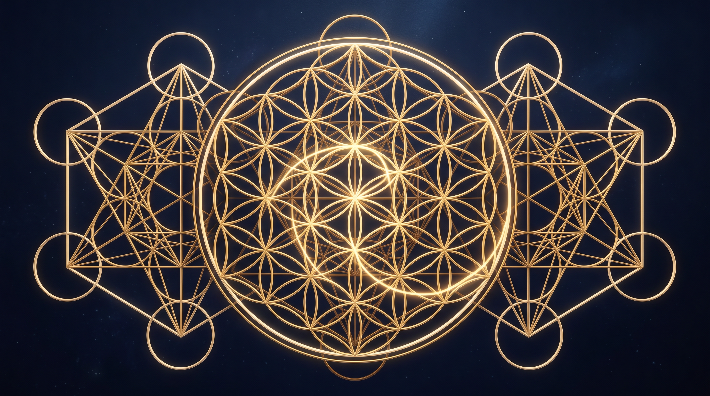 Sacred Geometry Golden Ratio: Unlocking the Divine Proportion Phi (1.618) in Flower of Life, Platonic Solids, and Ancient Architecture