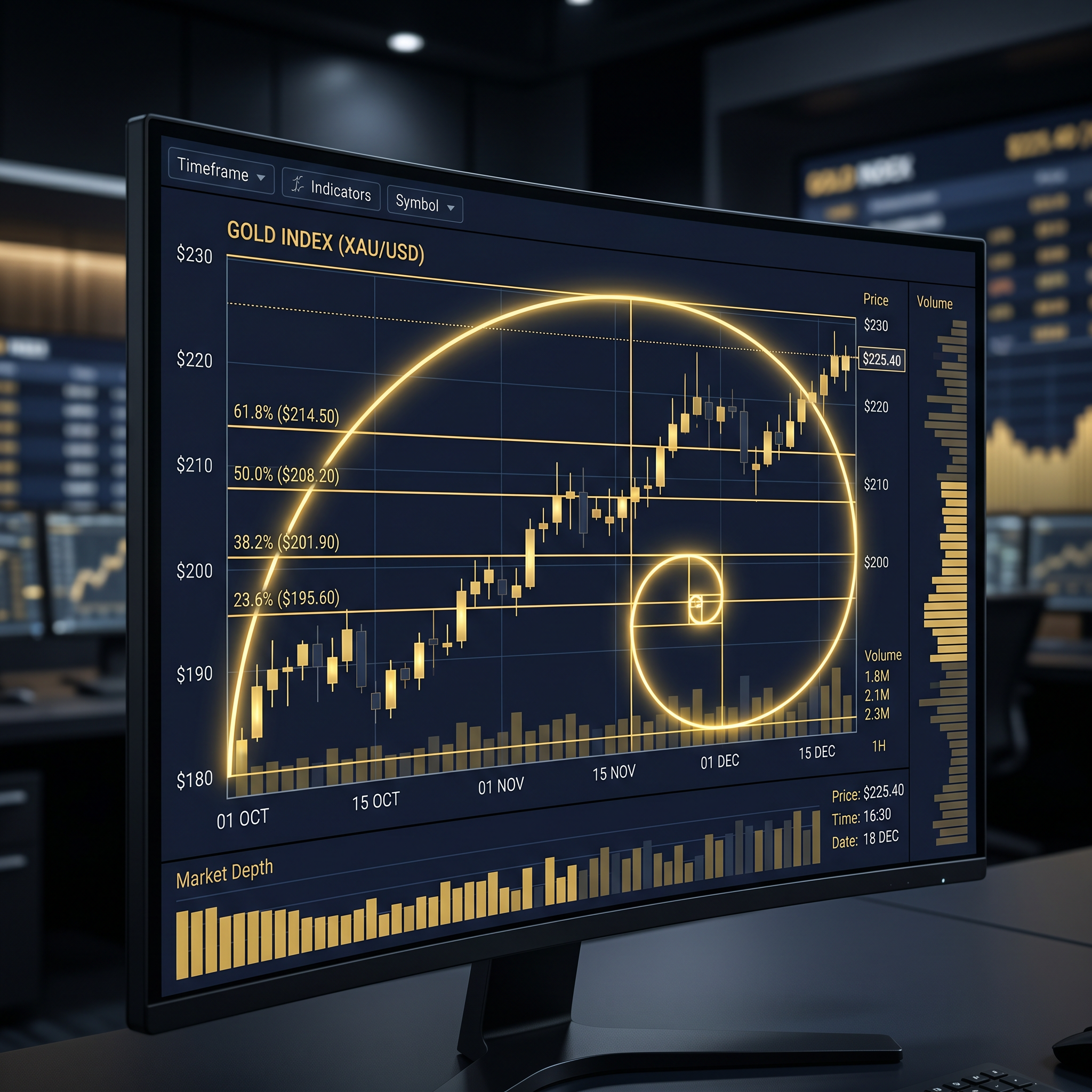 Golden Ratio Trading Mastery: Fibonacci Retracements, Extensions, and Phi Strategies for Stocks & Crypto