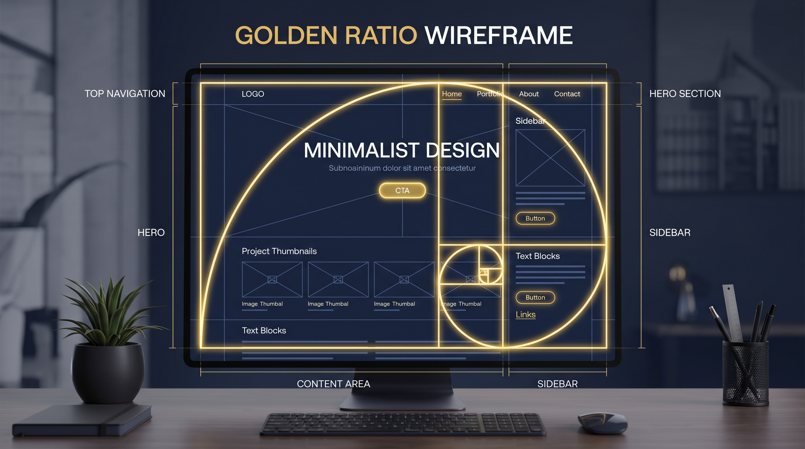 Golden Ratio Web Design: Mastering Phi Layouts, Typography & CSS for Divine Proportions