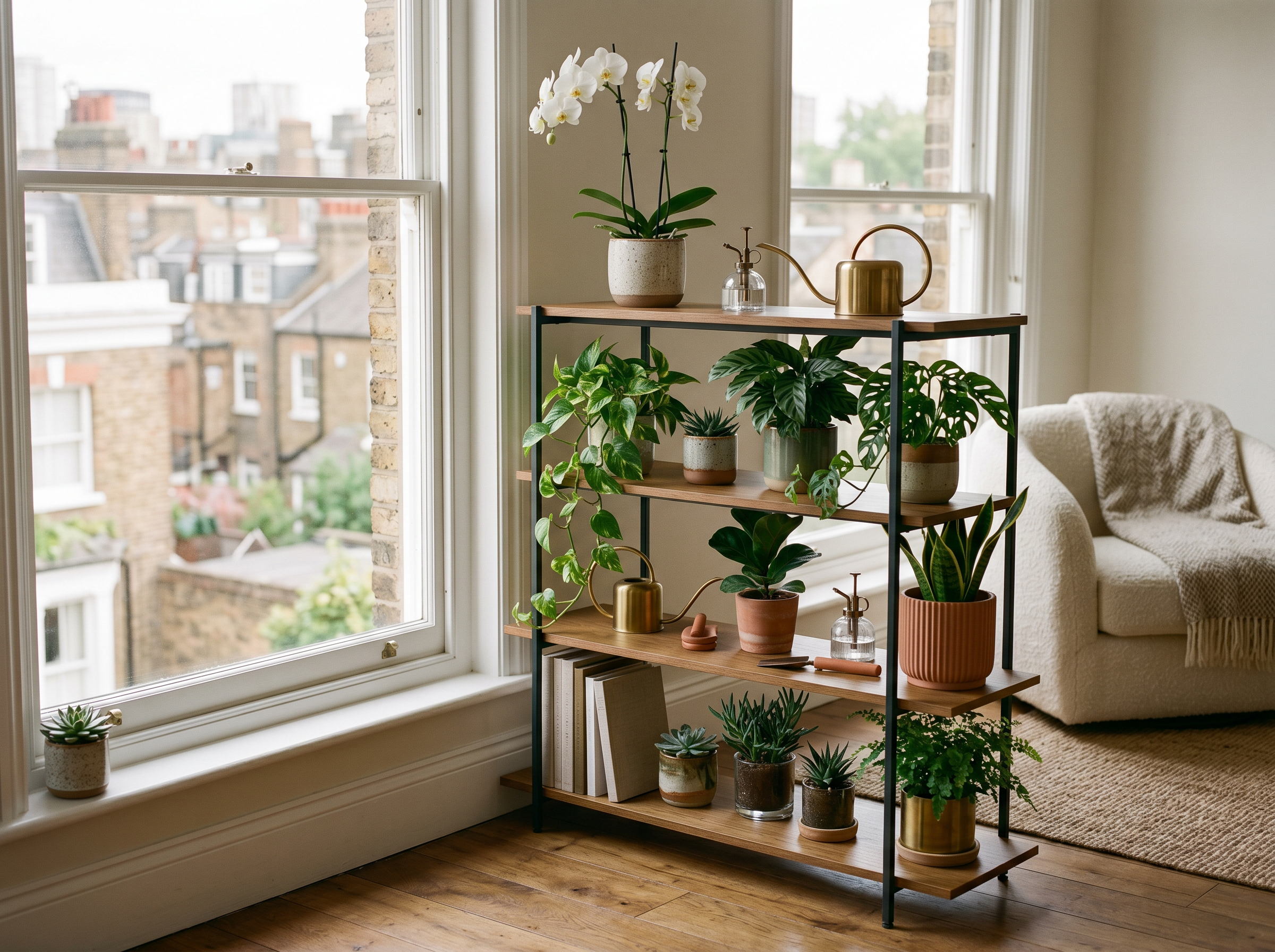 Shelves built for small sanctuaries