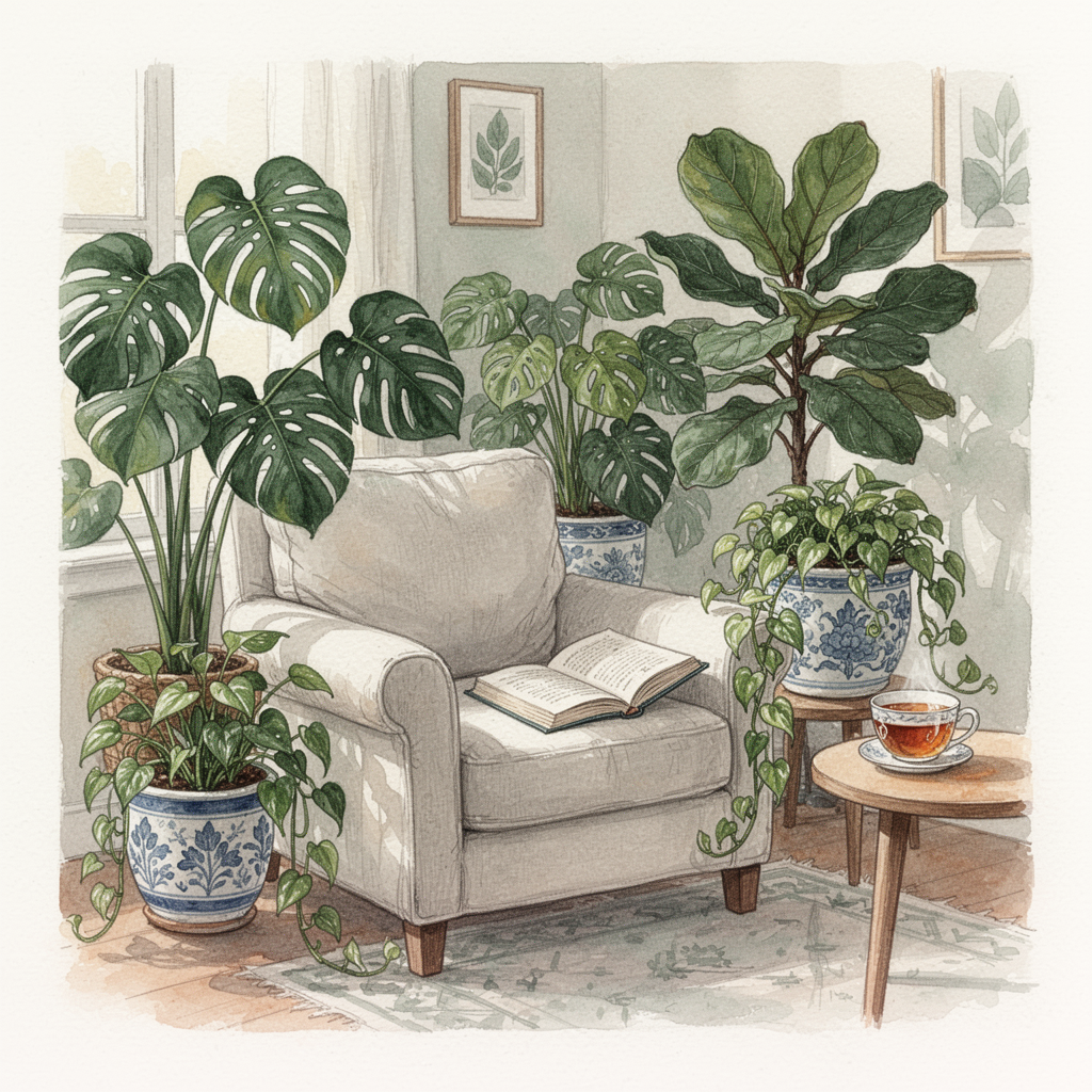 Reading corner 🌿