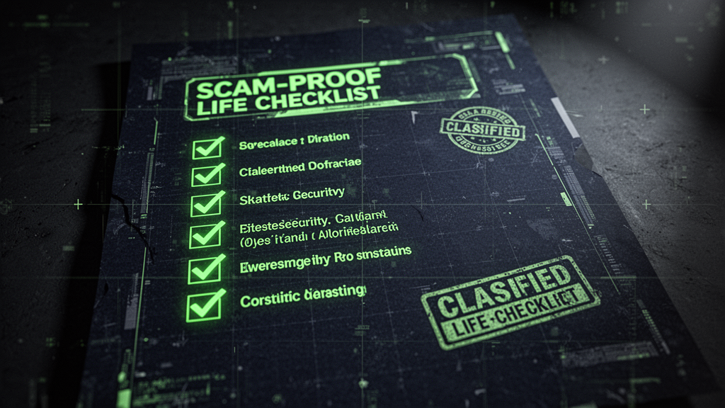 Scam Slayers' Midnight Justice: 50-Point Cyber Security Checklist to Outsmart Scams & Prevent Identity Theft