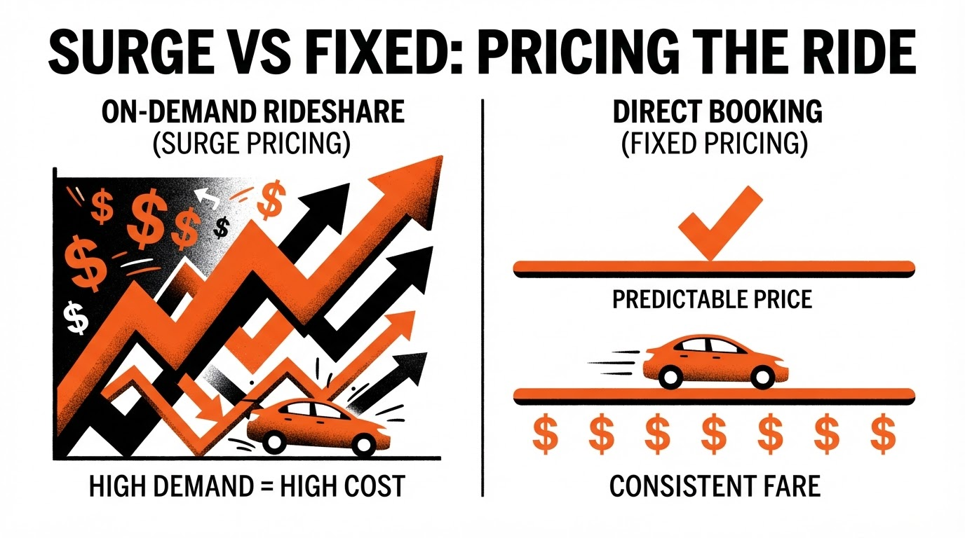 Rideshare Hidden Costs: Direct Booking Surge Pricing Alternative