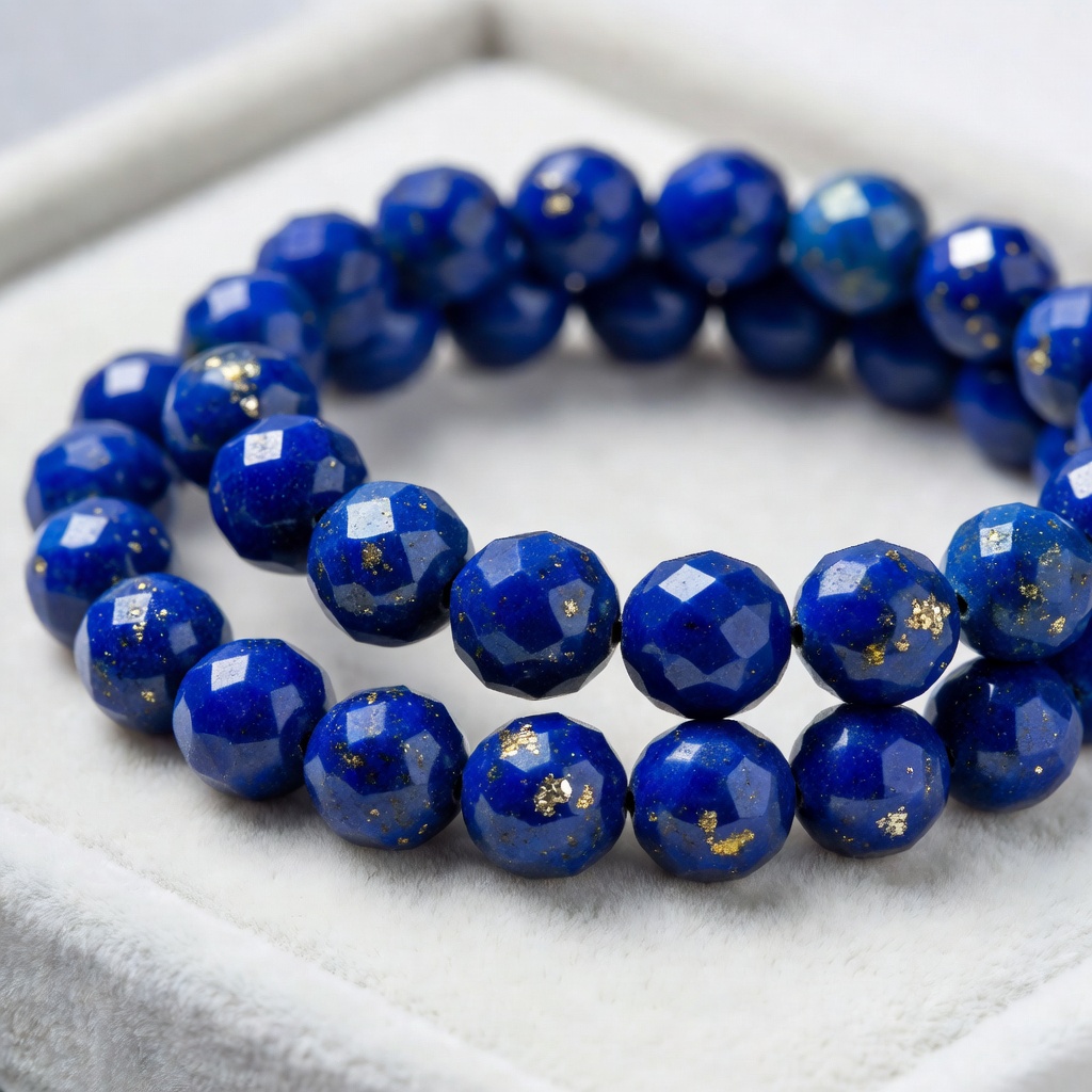 Lapis Lazuli gemstone beads in Blue