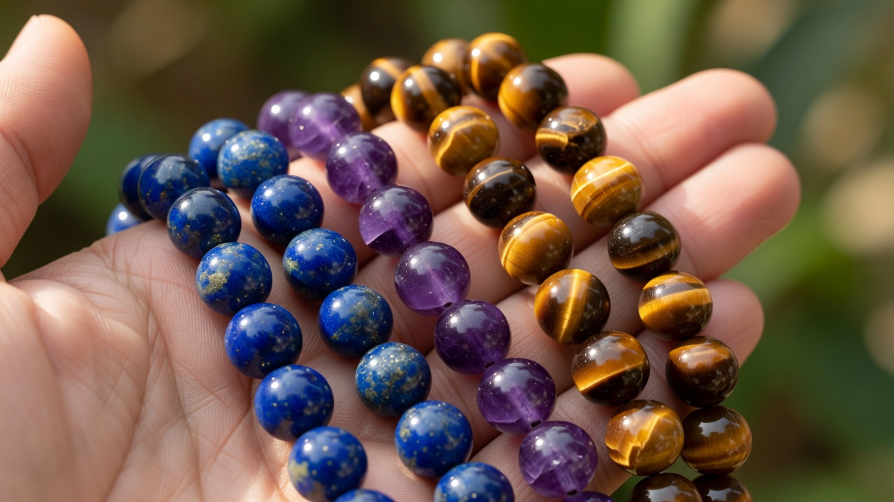 Discover Authentic Amethyst, Lapis Lazuli & Tiger Eye Beads: Wendy's Earth & Ocean Picks from Perth, Australia