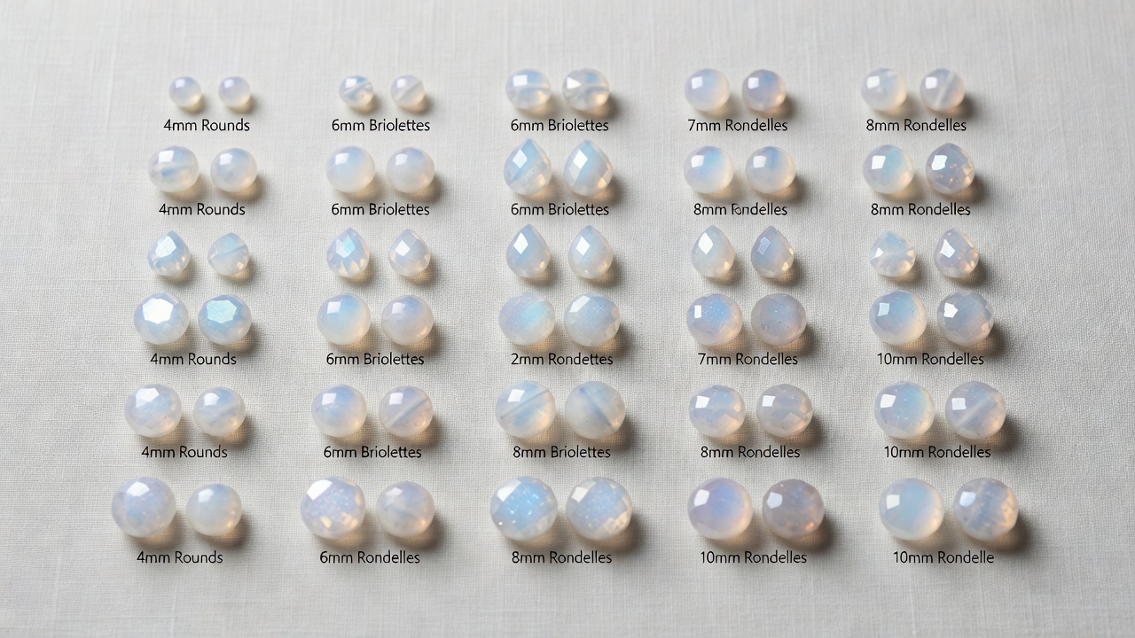Bead Sizes Guide: 4mm to 12mm Gemstone Shapes and Finishes for Jewellery Making Beginners | Perth Bead Shop
