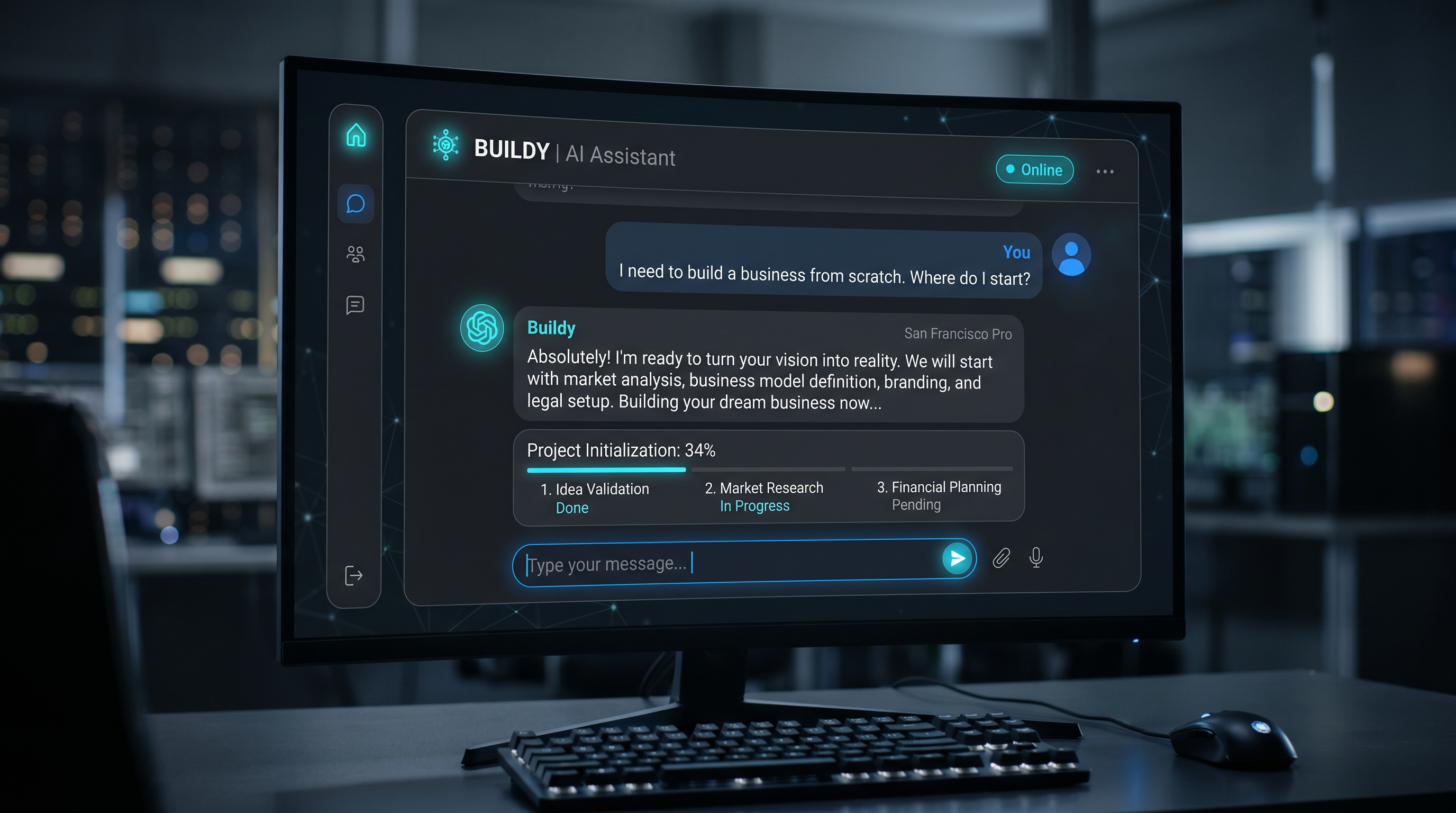 Buildy Interface