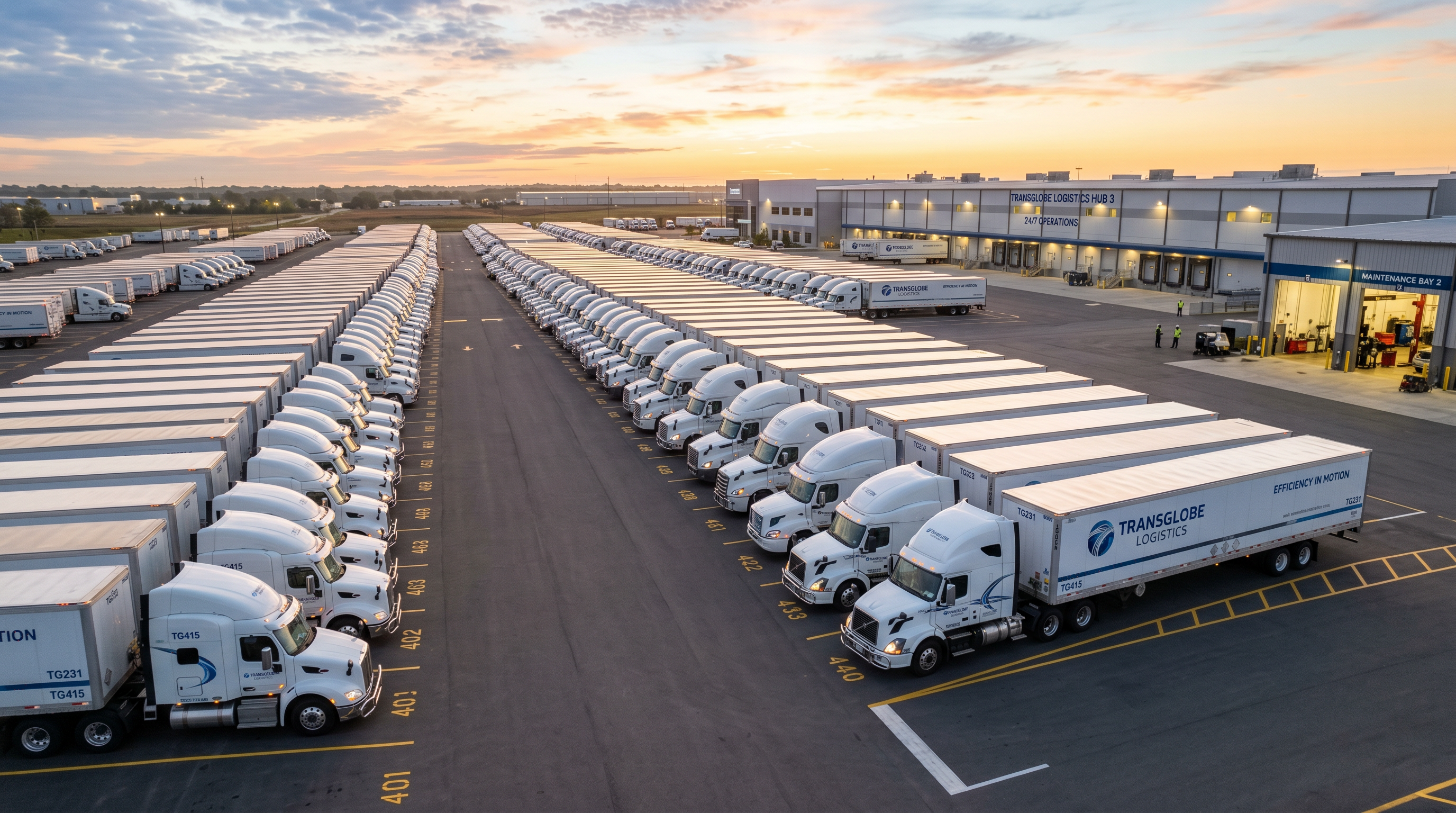 Trucking fleet maintenance