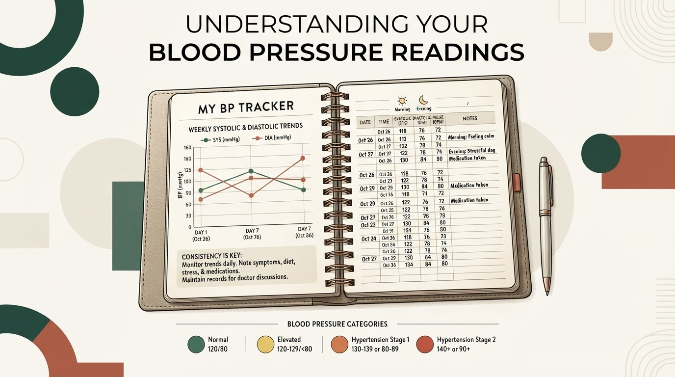 Understand Blood Pressure Readings: Home Tracking, Journaling, and Doctor Prep Guide