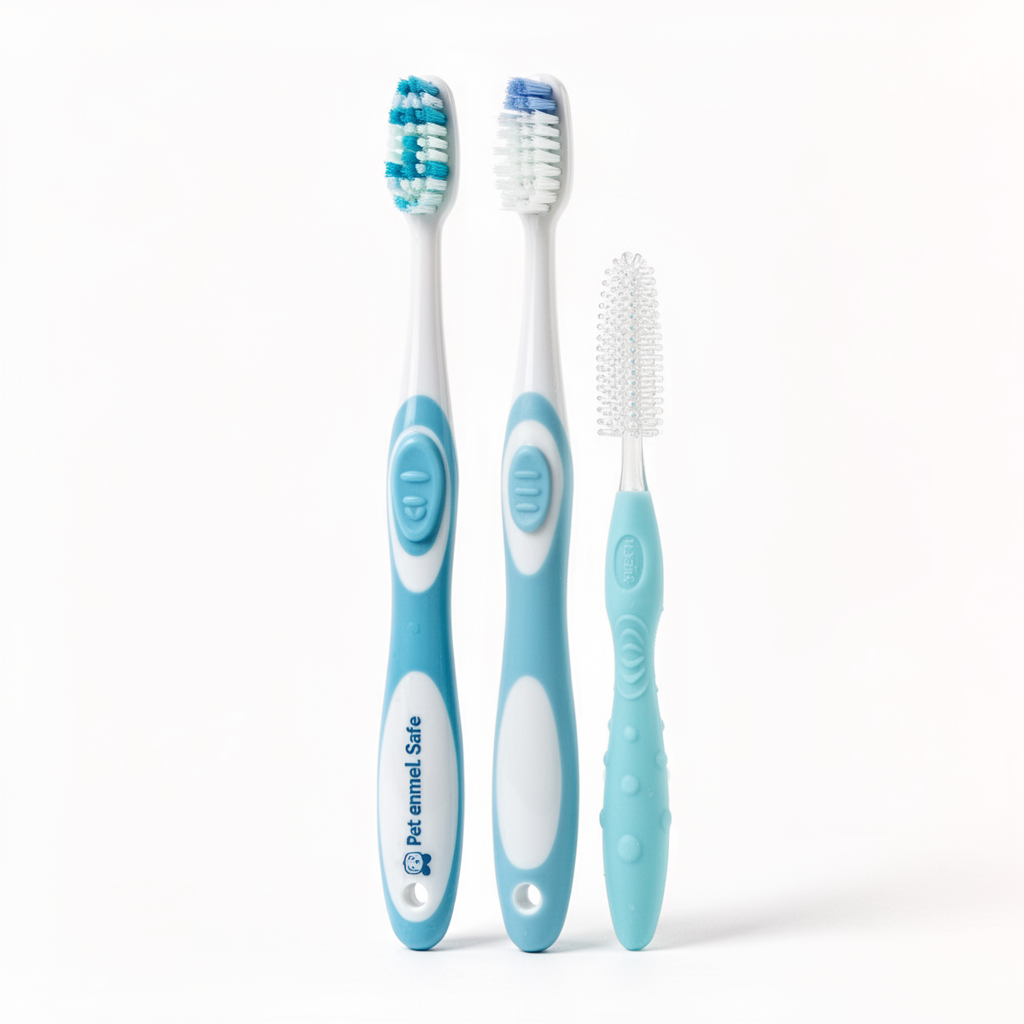 Enamel Safe Toothbrush Duo - Dual Head and Finger Brush