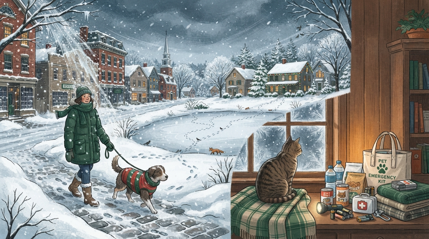 Nor'easter Pet Safety Guide: Protecting Pets & Wildlife in Northeast Winter Storms