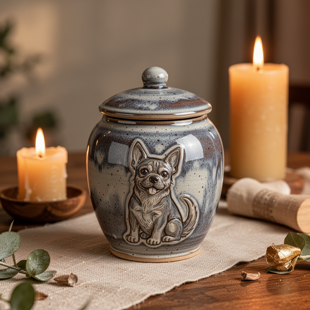 Ember Ceramic Keepsake Urn - Handmade Stoneware