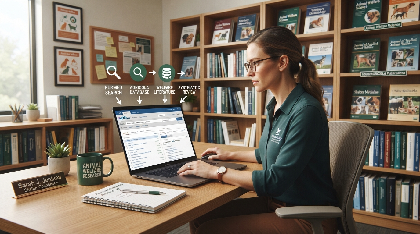 AWIC Deep Dive #4: Free Literature Searches for Evidence-Based Shelter Medicine – PubMed, AGRICOLA, CAB Abstracts & 3Rs Framework