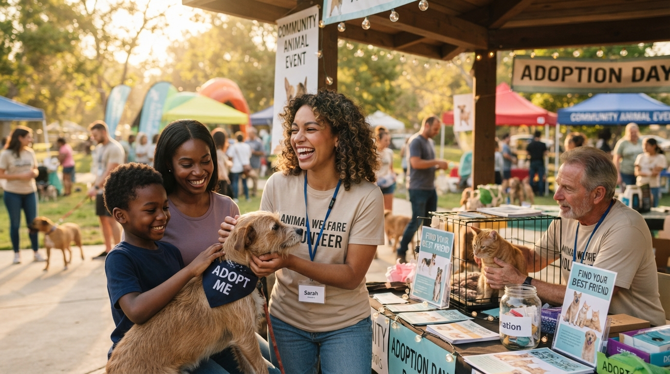Building a Thriving Local Animal Welfare Community: Volunteer Rescues, Pet Support & Adoption Events