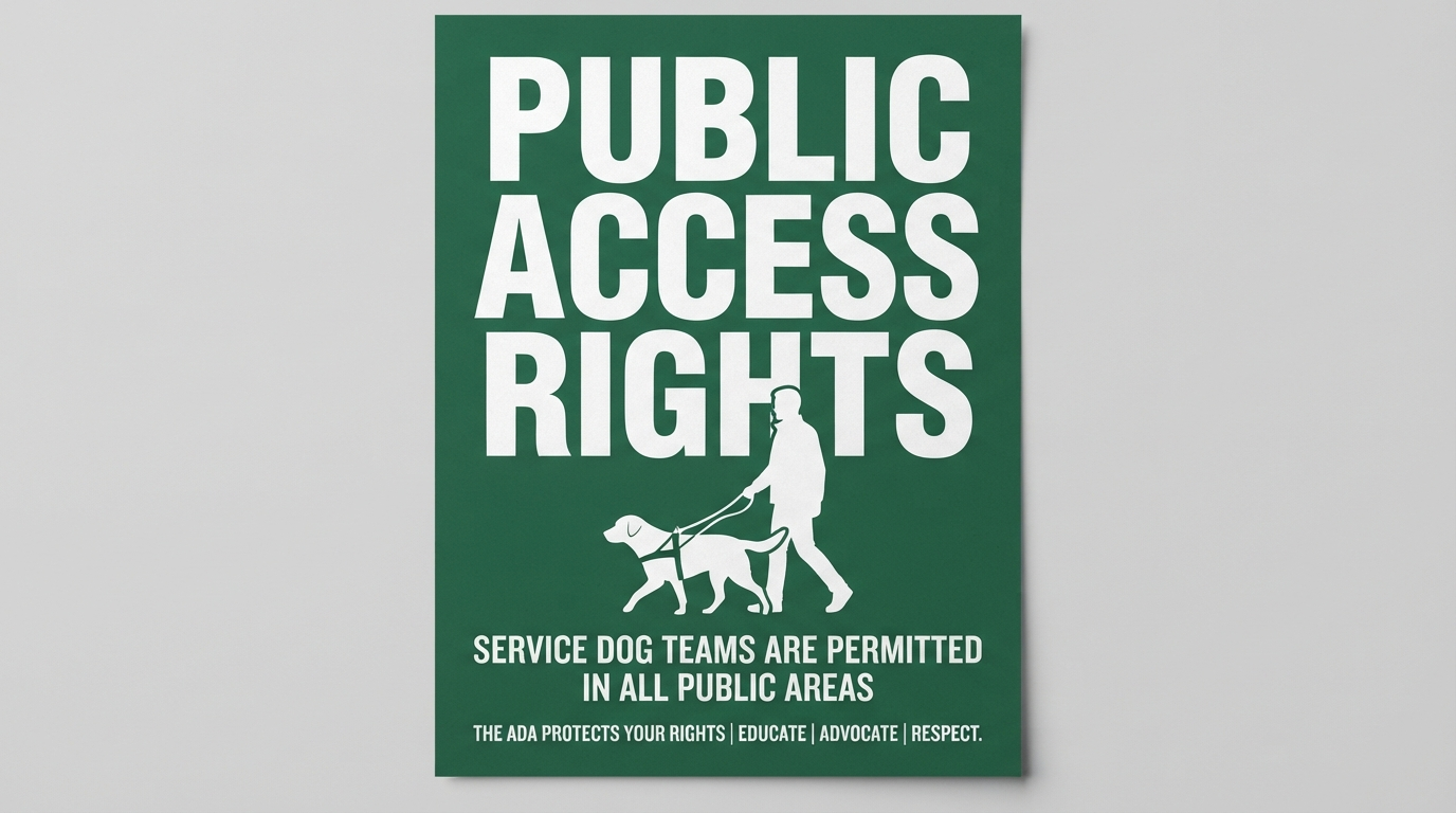 Service Animal Public Access Rights: ADA Rules for Businesses and Handlers