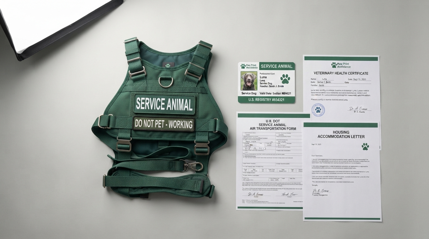 Ultimate Service Animal Travel Checklist: DOT Forms, Public Access Test, Housing Docs & More