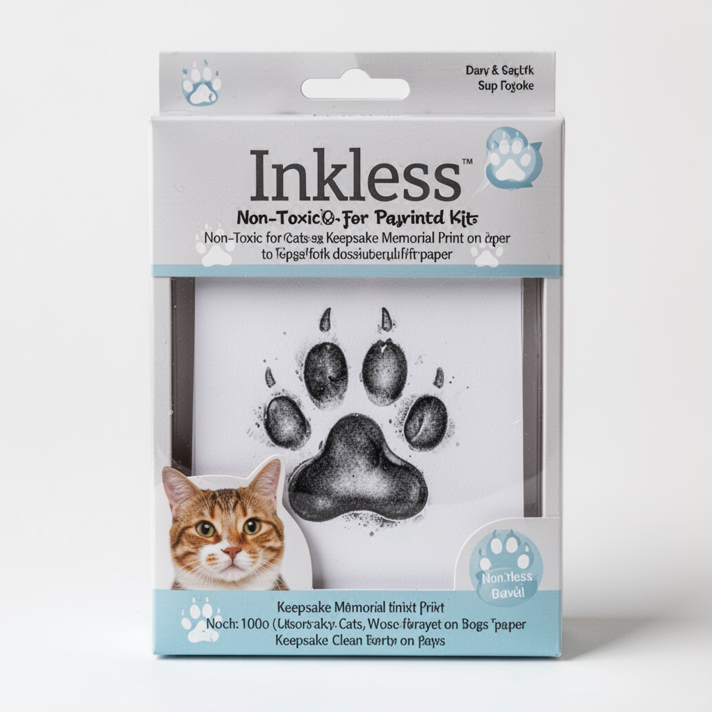 Inkless Paw Print Kit - Non-Toxic Lift