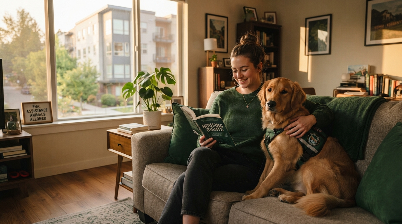 Service Animal Housing Rights: FHA Reasonable Accommodations, No-Pet Policies, and ESA Protections Explained