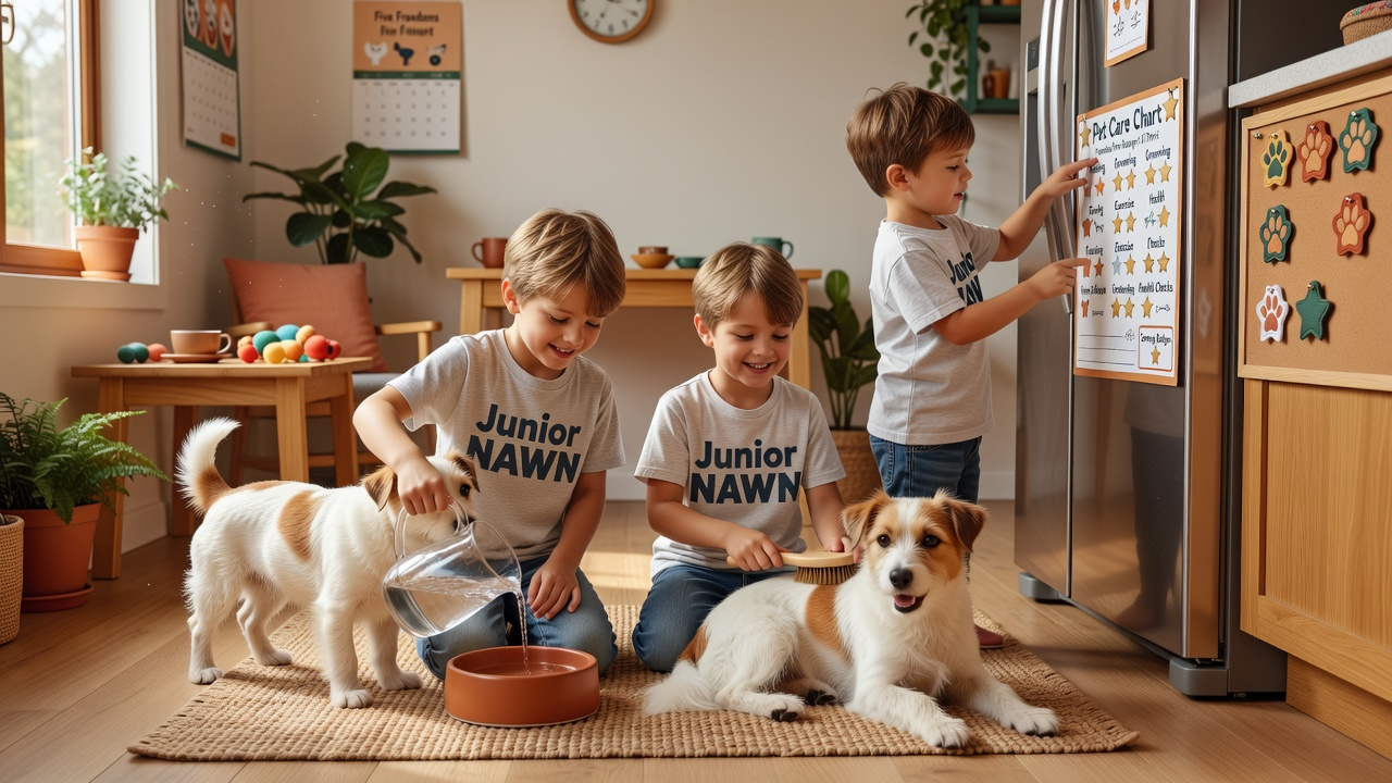Junior NAWN Daily Pet Care Checklist: Fun Kids Guide to Responsibility, Compassion & Animal Welfare