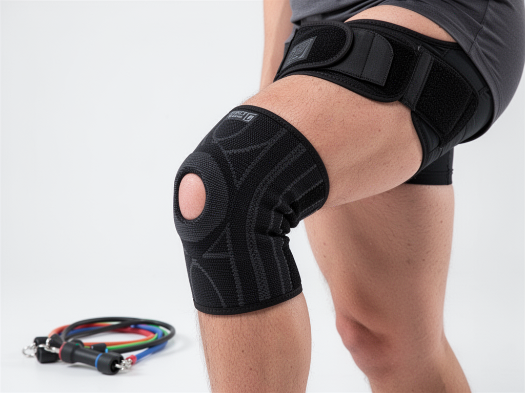 Knee brace and hip support