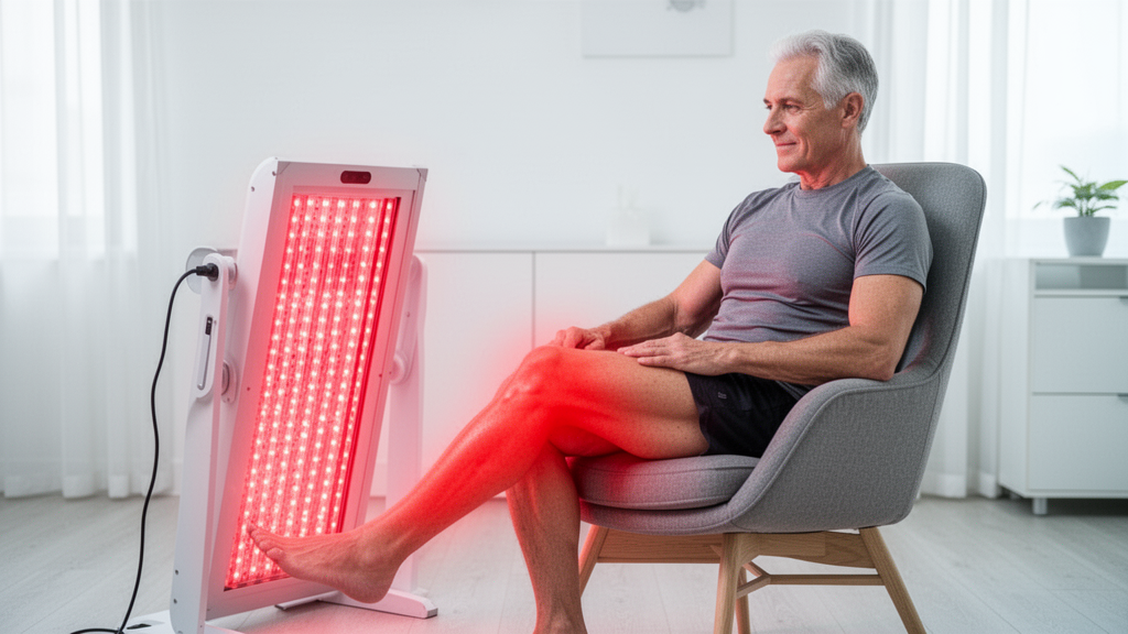 Red light therapy device for joint recovery